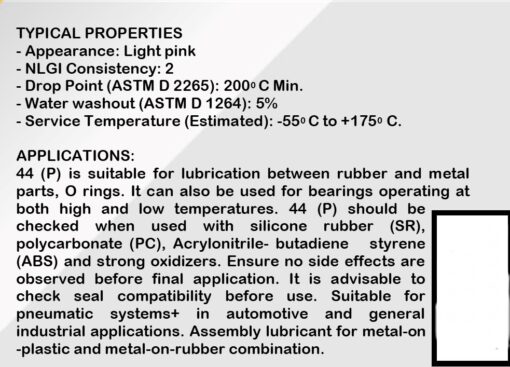 O Ring Lubricant 44 P Grease 200g - Image 4
