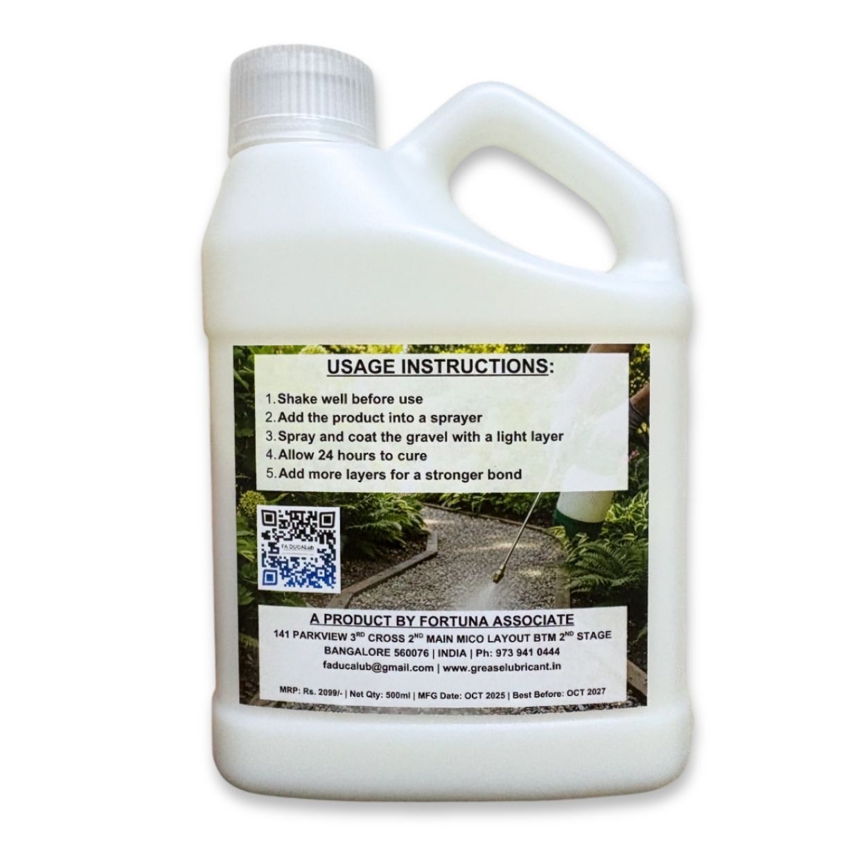 ROCKBOND X 500ml Sprayable gravel stone and mulch glue binder - Image 8