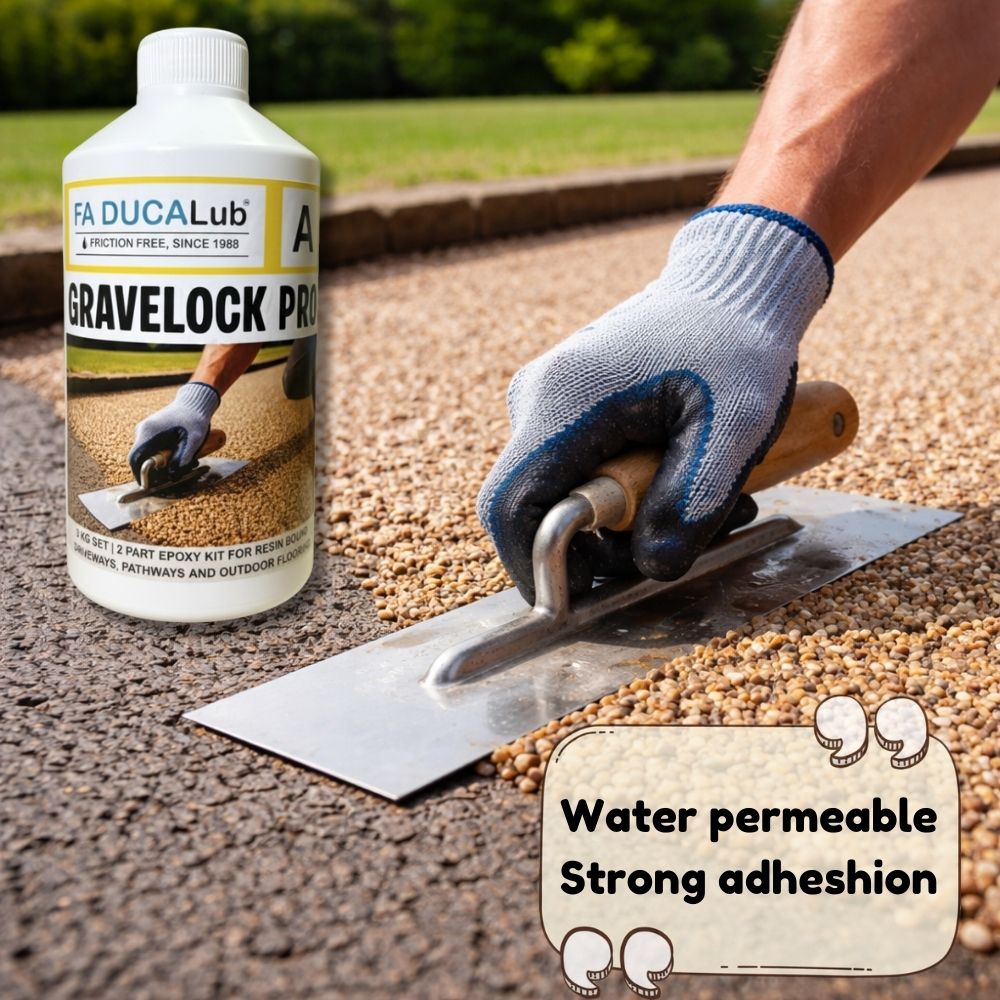 GRAVELOCK PRO | 3 Kg Epoxy Set for Resin bound driveways pathways and outdoor flooring - Image 3