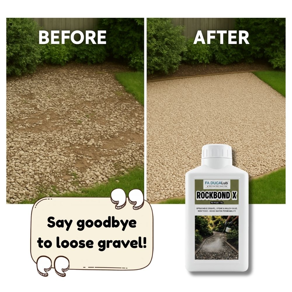 ROCKBOND X 1 Kg Sprayable gravel stone and mulch glue binder - Image 3