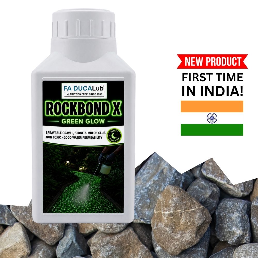 ROCKBOND X Green Glow 500g Sprayable gravel stone and mulch glue binder - Image 3
