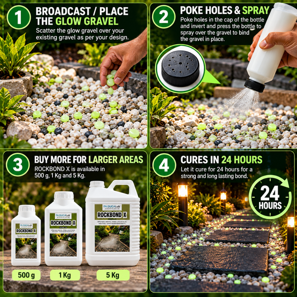 Glow Gravel and Binder Kit 500g - Image 6
